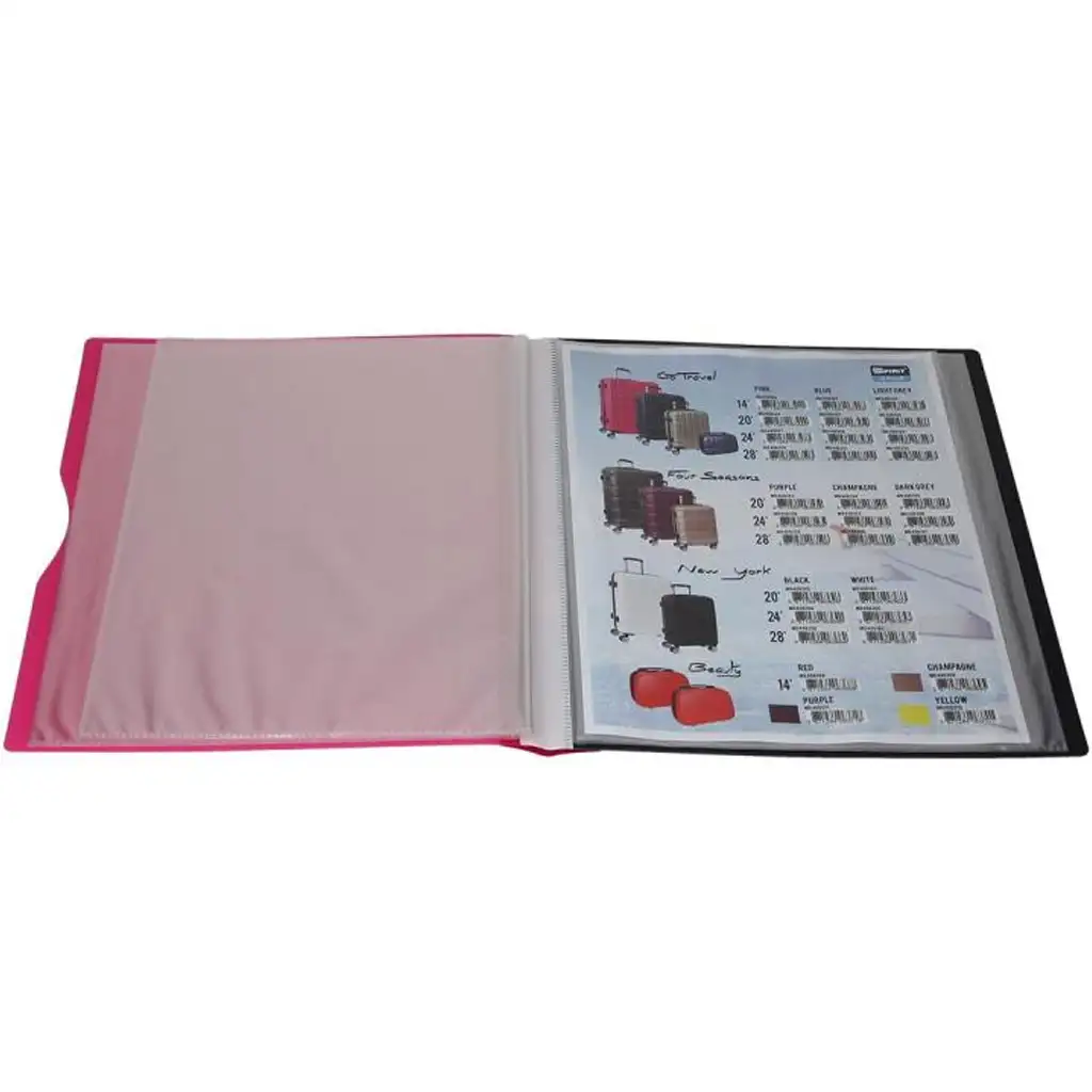 Spirit: Neon červená prezentačná mapa 20 vreciek A4 kép 2