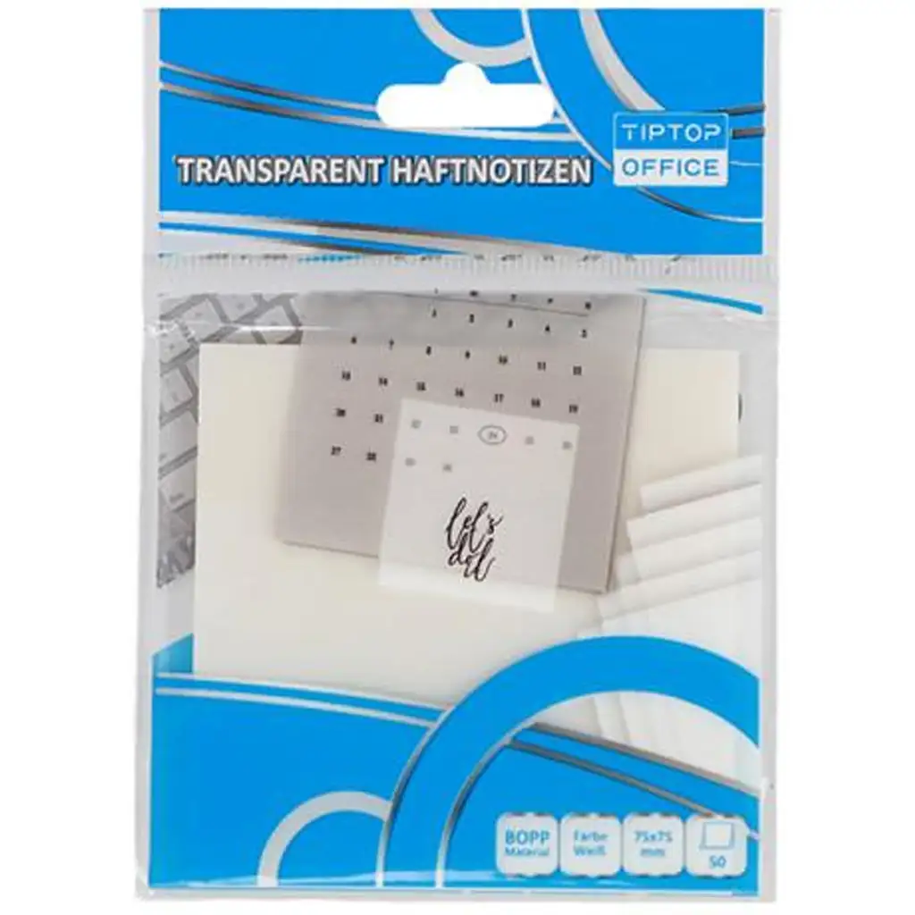 Spirit: Priehľadné biele samolepiace bočné označenie 75x75mm