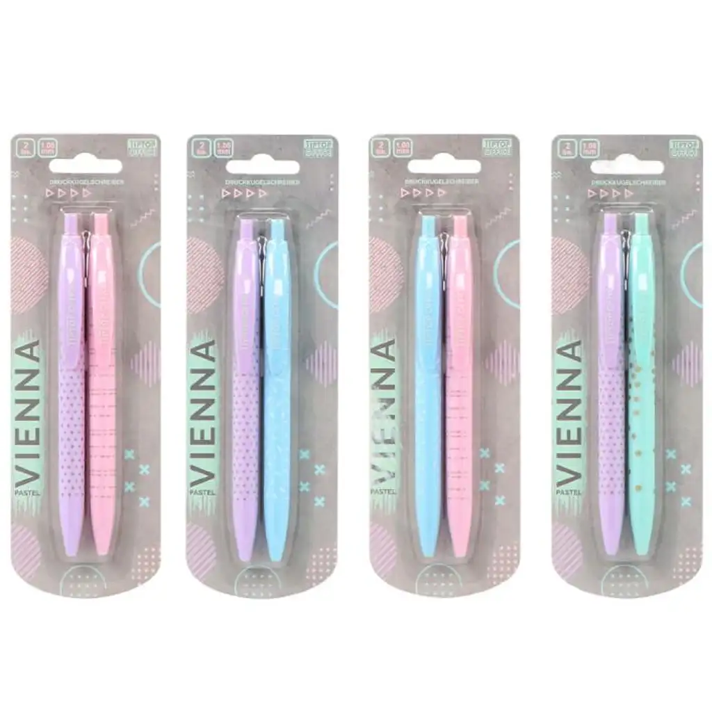 Spirit: Sada 2 guľôčkových pier Vienna Pastel