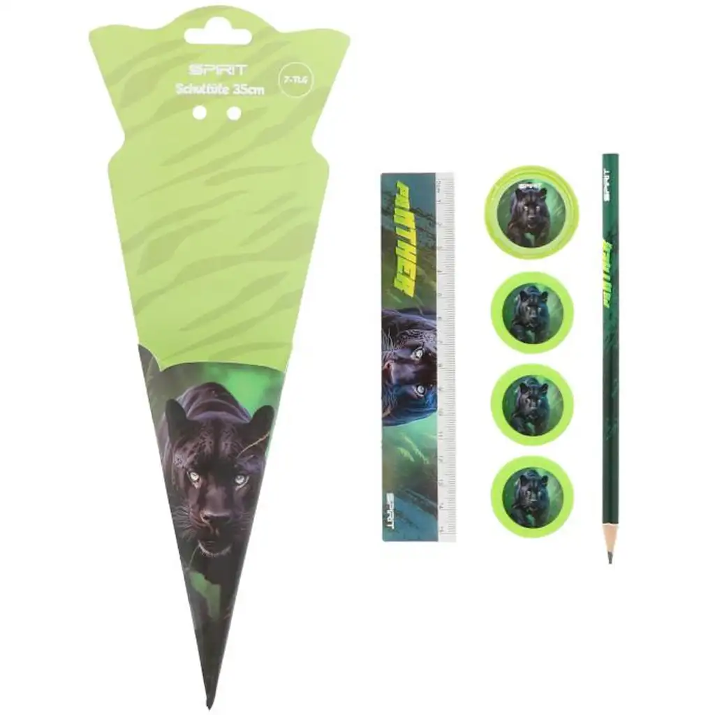 Spirit: Sada písacích potrieb s motívom pantera, 6 ks