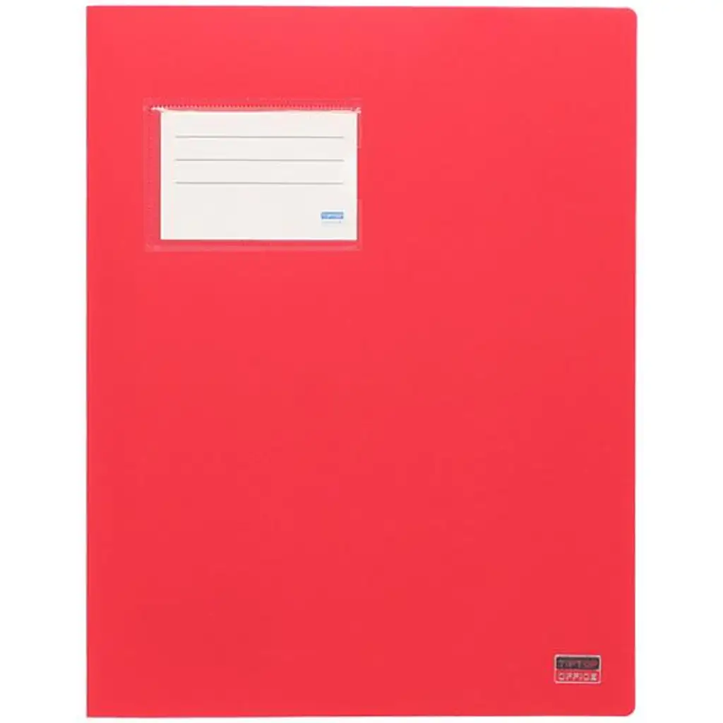 Spirit: Zakladač s držiakom na karty červenej farby A4