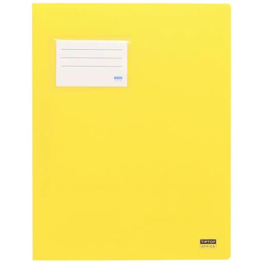 Spirit: Zakladač s držiakom na karty žltej farby A4