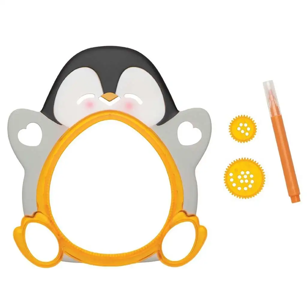 Spirograf: Kreatívna sada pre kreslenie kamarátov - Tučniak kép 3