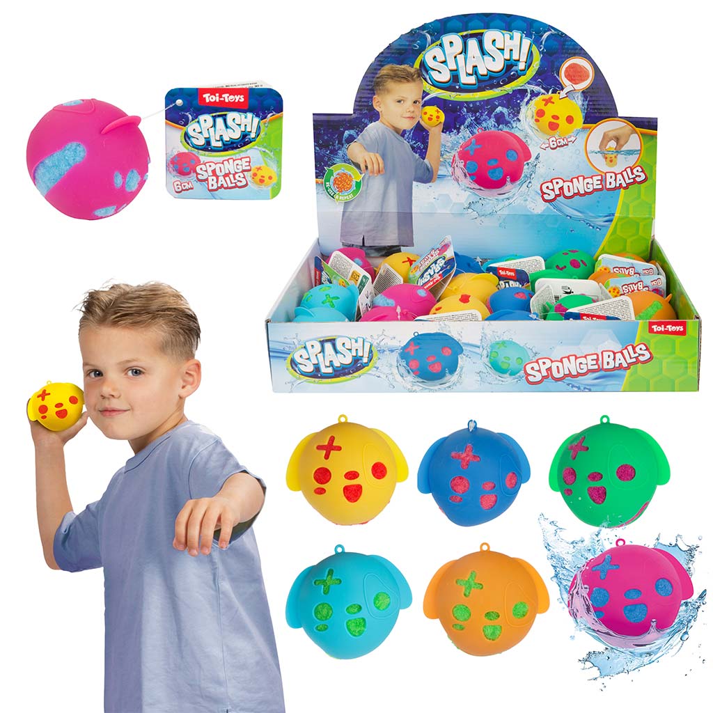 Splash opakovane použiteľná vodná bomba lopta 6 cm, v rôznych prevedeniach, 1 ks