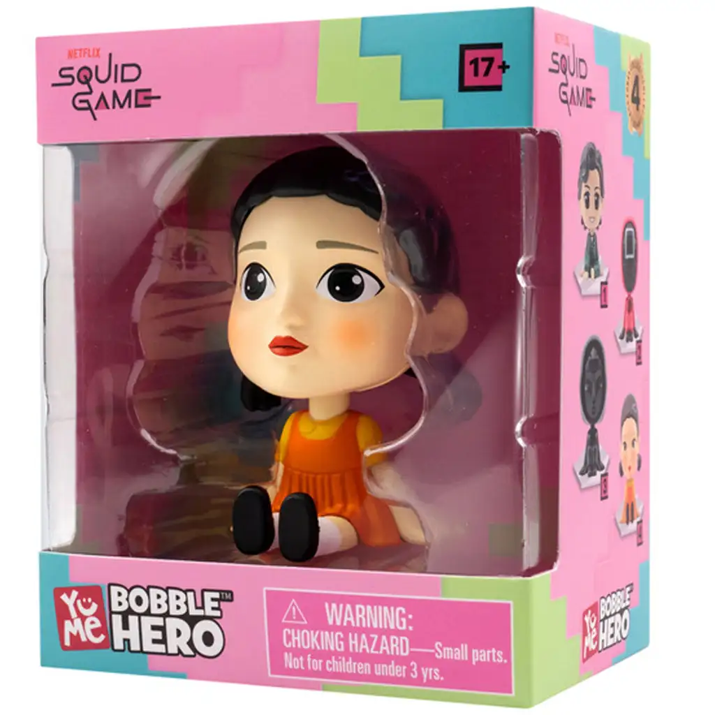 Squid Game Bobble Hero Young-Hee figúrka 7 cm