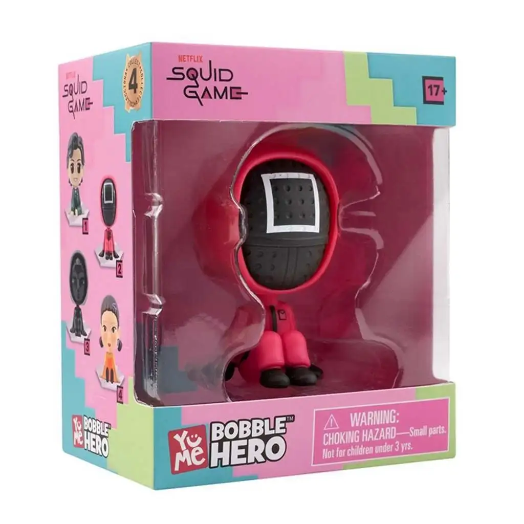 Squid Game Bobble Hero mini figúrka v okienkovej krabici - Strážca