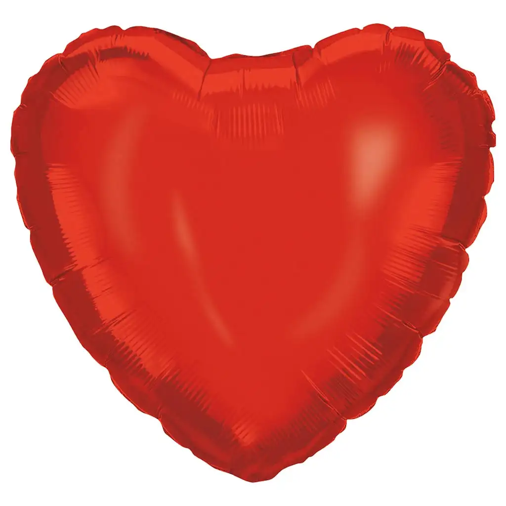Srdcový fóliový balón – červený 46 cm