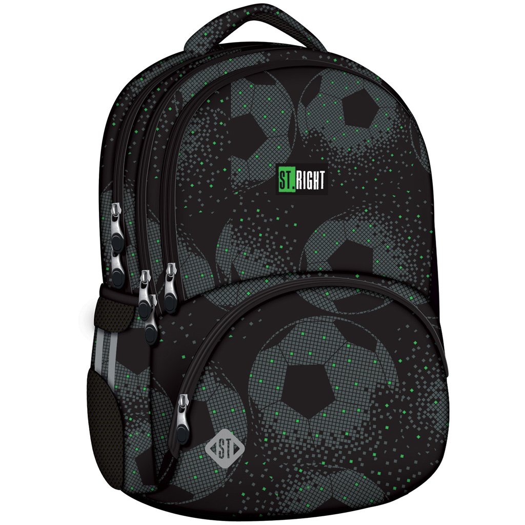 St.Right Football ergonomický školský batoh, ruksak BP07 42x30x20cm