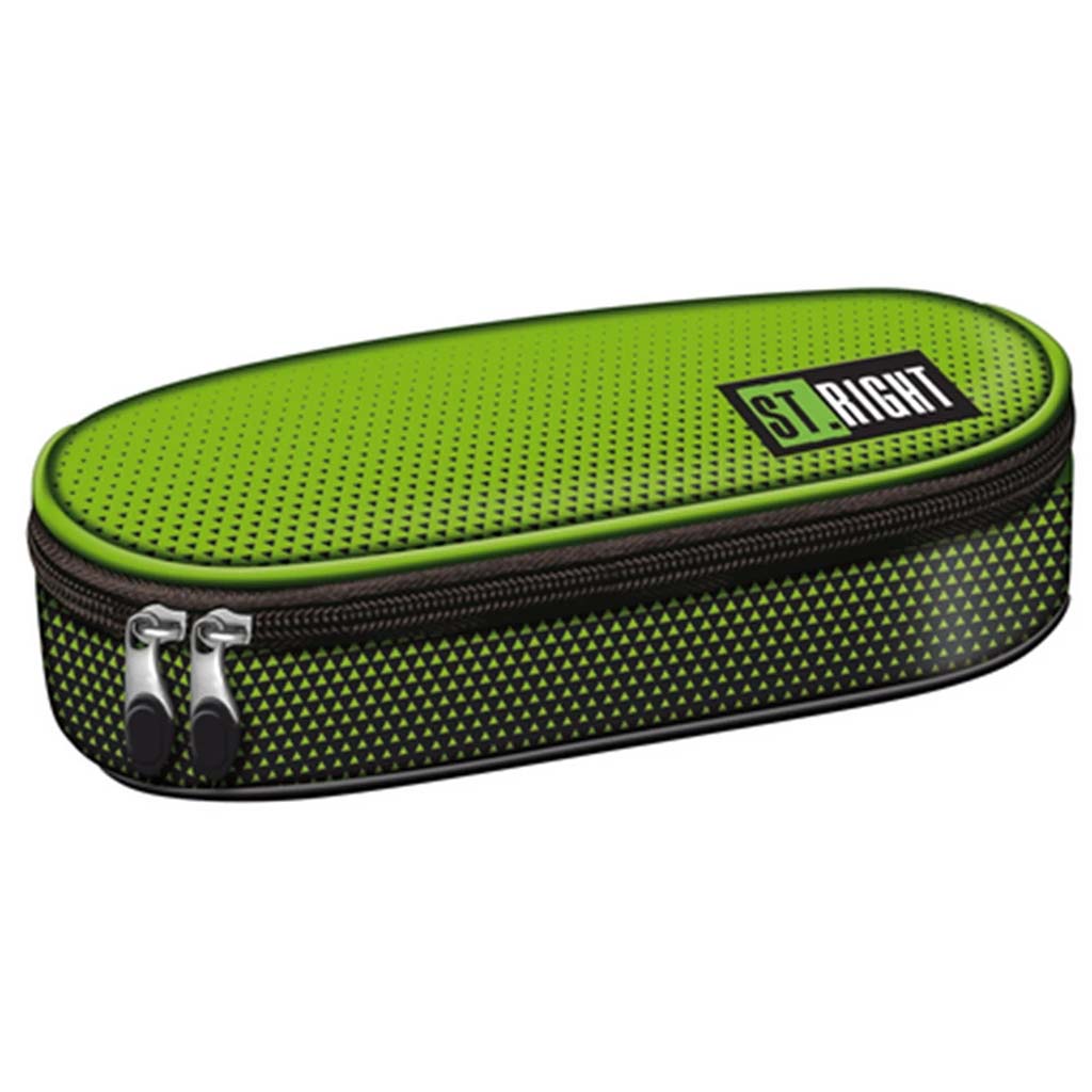 St.Right Green Gradient oválny peračník PC01 23x9,5x6 cm