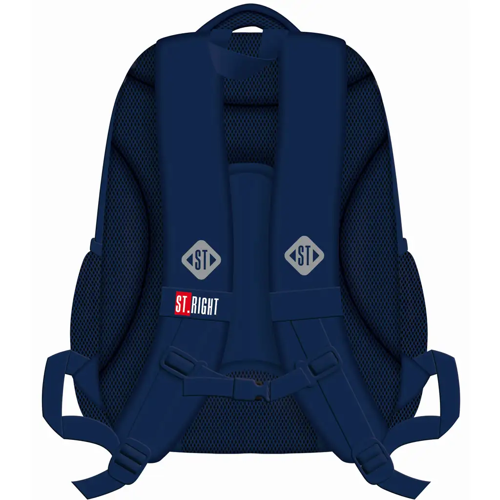 St.Right Navy Blue ergonomický školský batoh, ruksak BP05 42x30x19cm kép 2