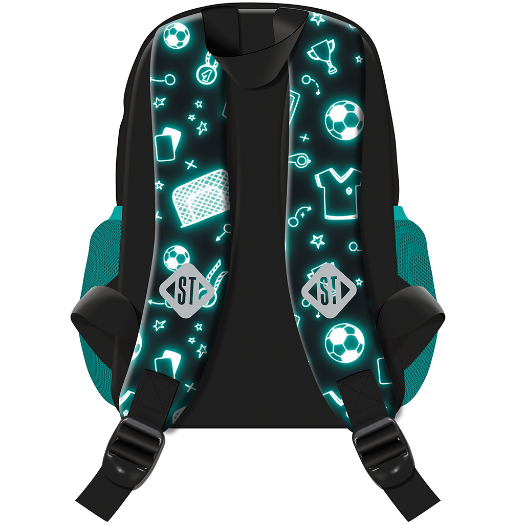 St.Right Neon futbalový školský batoh, ruksak BP70 32x22x11,5 cm kép 2