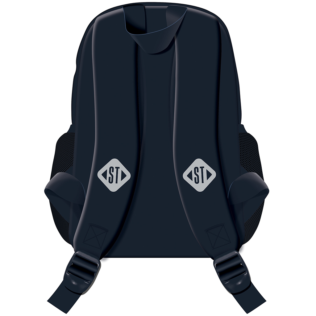 St.Right modrý školský batoh s motívom T-Rexa BP70 32x22x11,5 cm kép 2