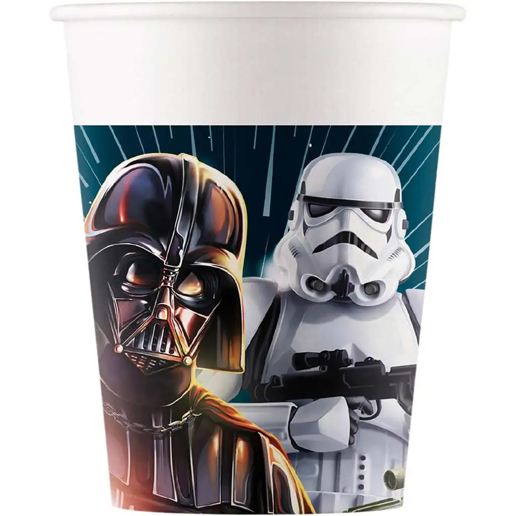 Star Wars 8-dielna sada papierových pohárov 200ml