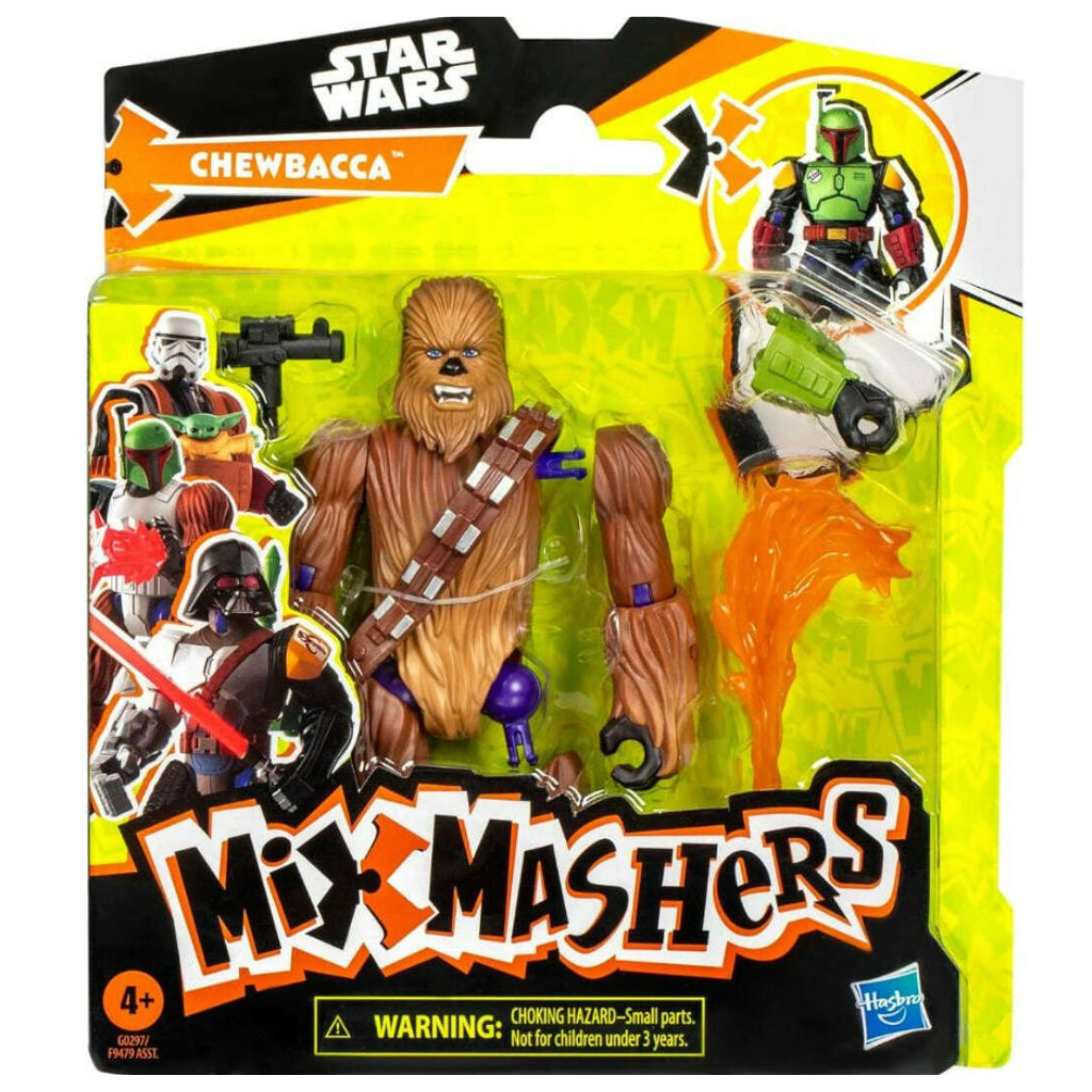 Star Wars: Mix Mashers Chewbacca figúrka so sadou doplnkov – Hasbro