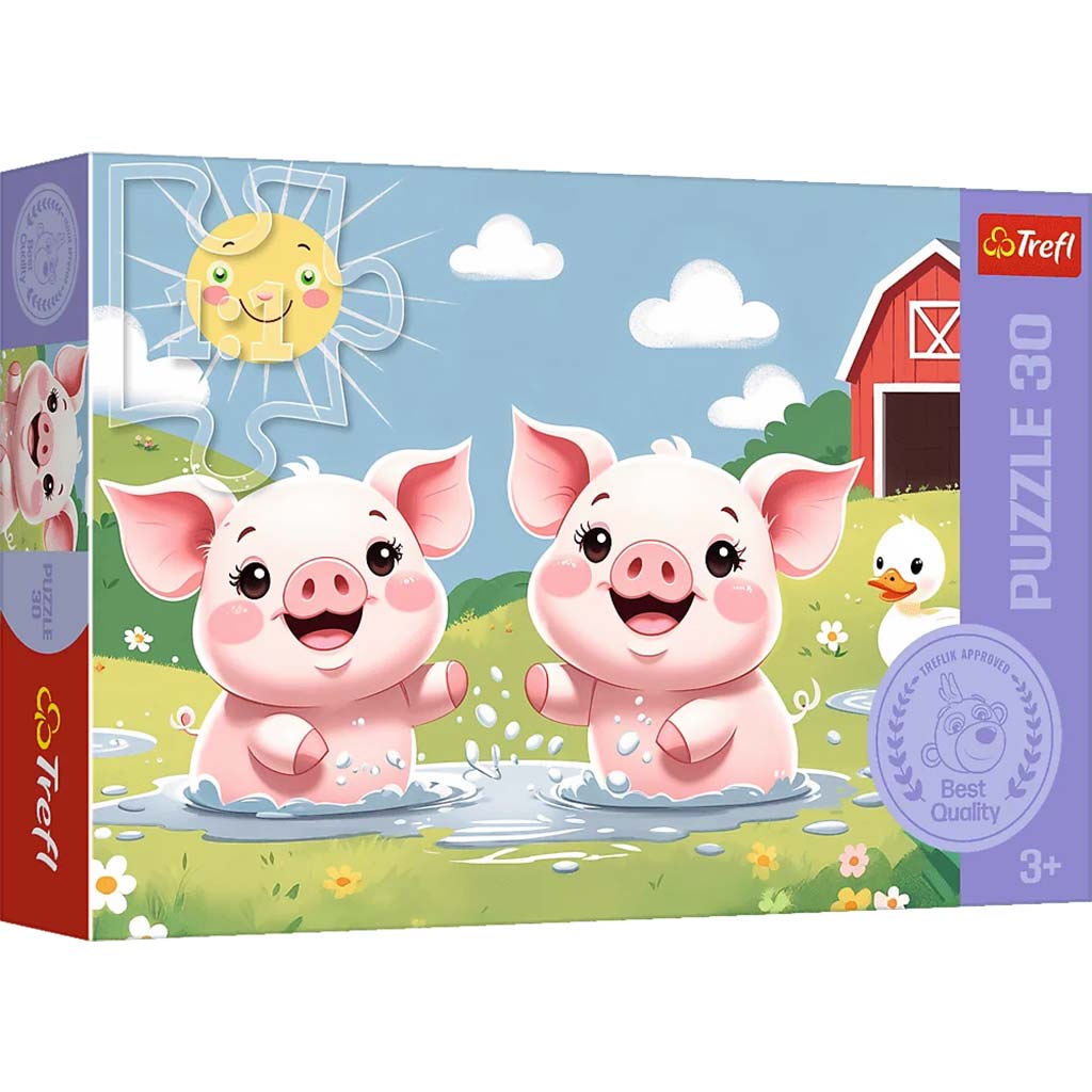 Šťastný vidiecky život 30-dielne puzzle – Trefl