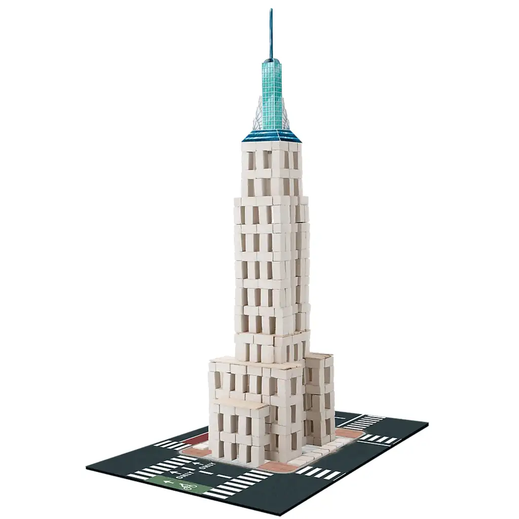 Staviame z tehál Brick Trick: Empire State Building XL stavebnica - Trefl kép 3