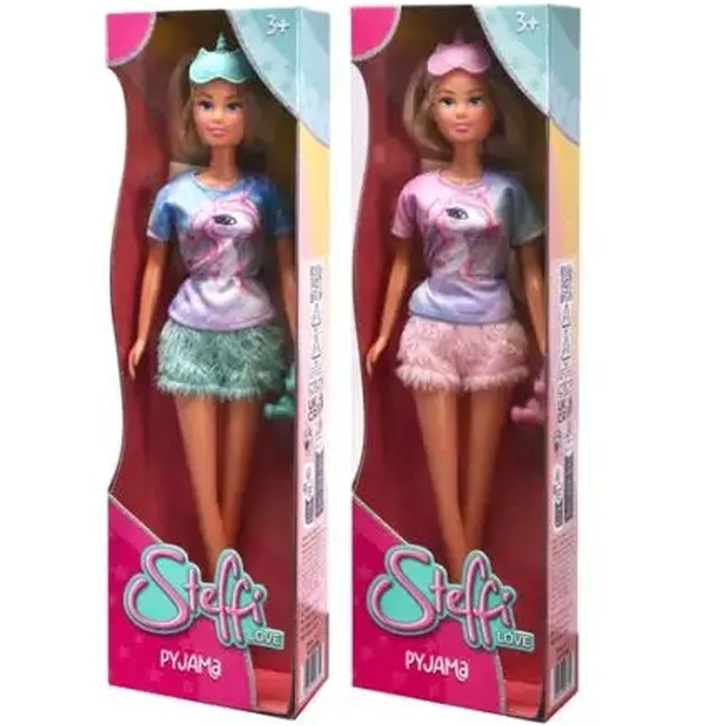 Steffi Love: Steffi bábika v pyžame s jednorožcom, rôzne druhy, 1 ks - Simba Toys