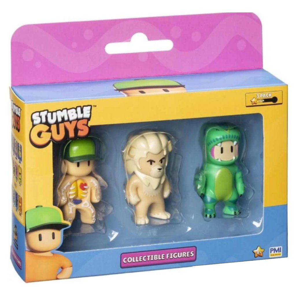Stumble Guys 3-dielna sada figúrok, rôzne varianty, 2. séria kép 3