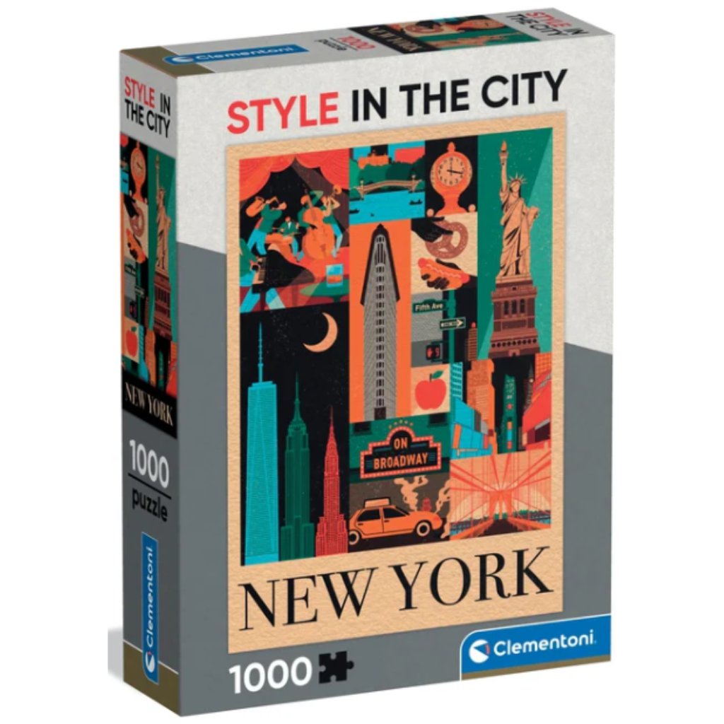 Style in the City New York puzzle 1000 dielikov - Clementoni