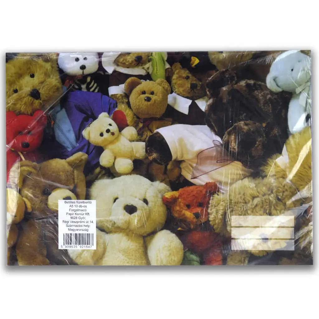 Súprava 10 ks vzorovaných papierových obalov na zošity A/5