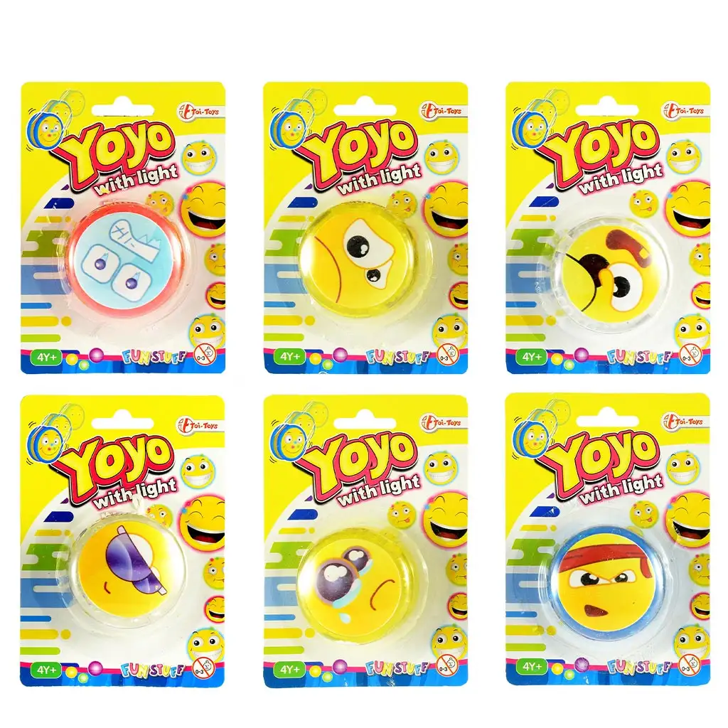 Svietiace Emojis Yoyo v rôznych variantoch 1ks
