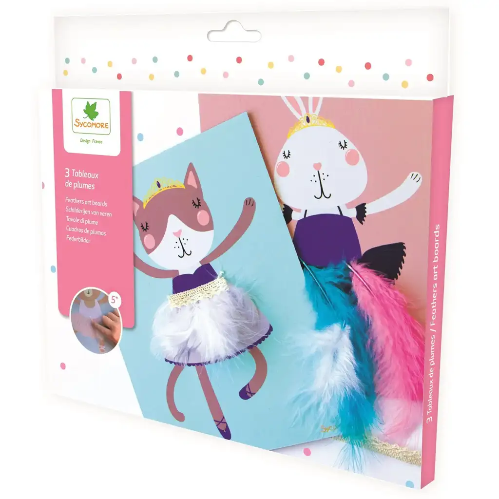 Sycomore: Kreatívna sada na vytváranie obrázkov z pierok