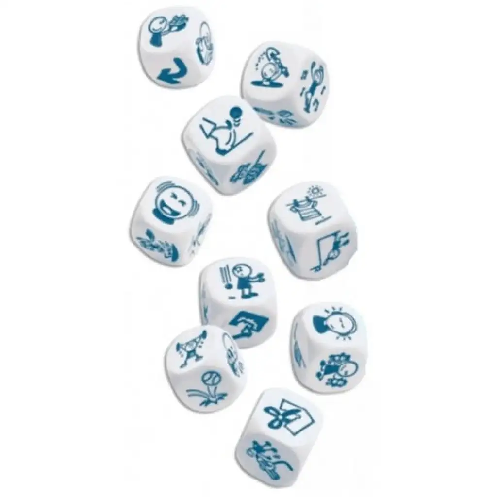 Príbehové kocky s akčnými kockami hrou kép 2