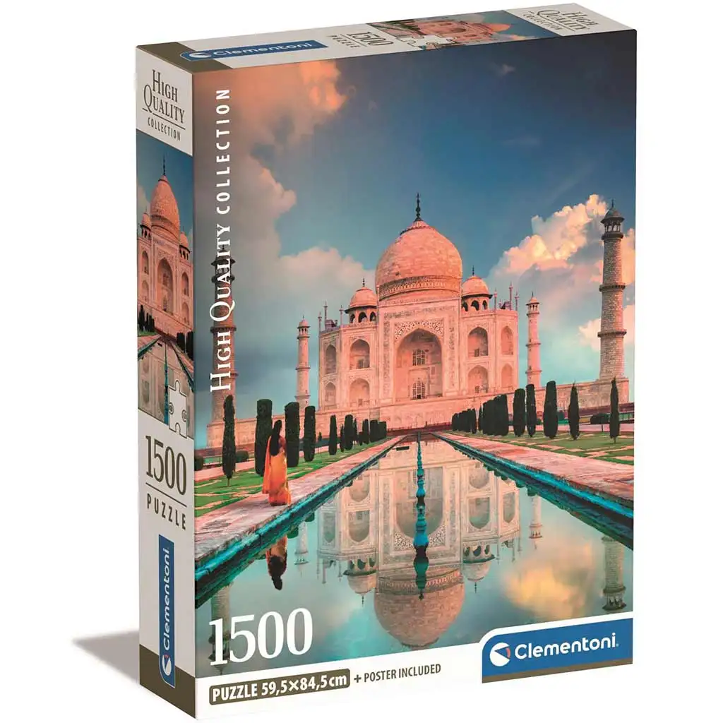 Taj Mahal 1500 dielikové HQC puzzle 59,5x84,5cm - Clementoni