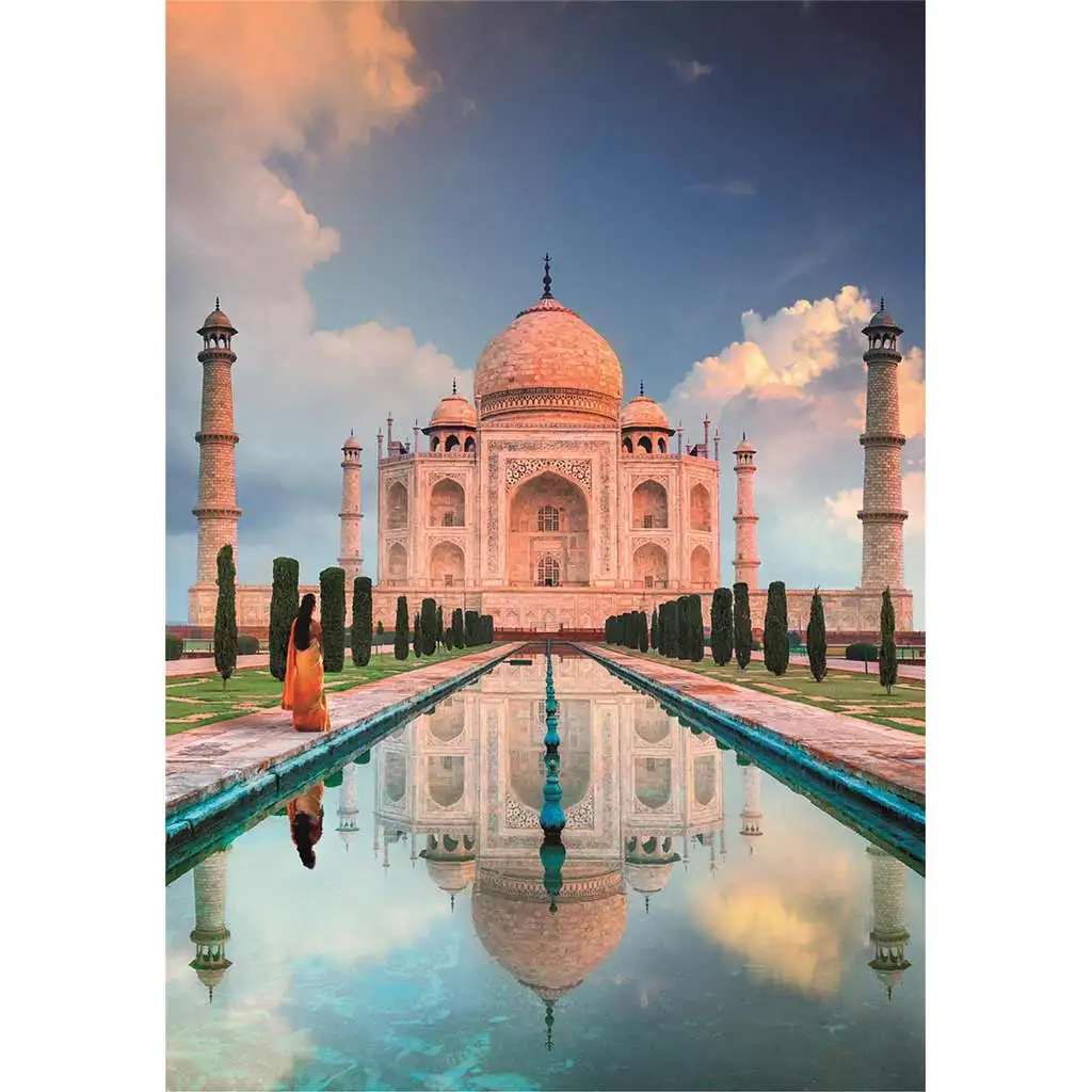 Taj Mahal 1500 dielikové HQC puzzle 59,5x84,5cm - Clementoni kép 2