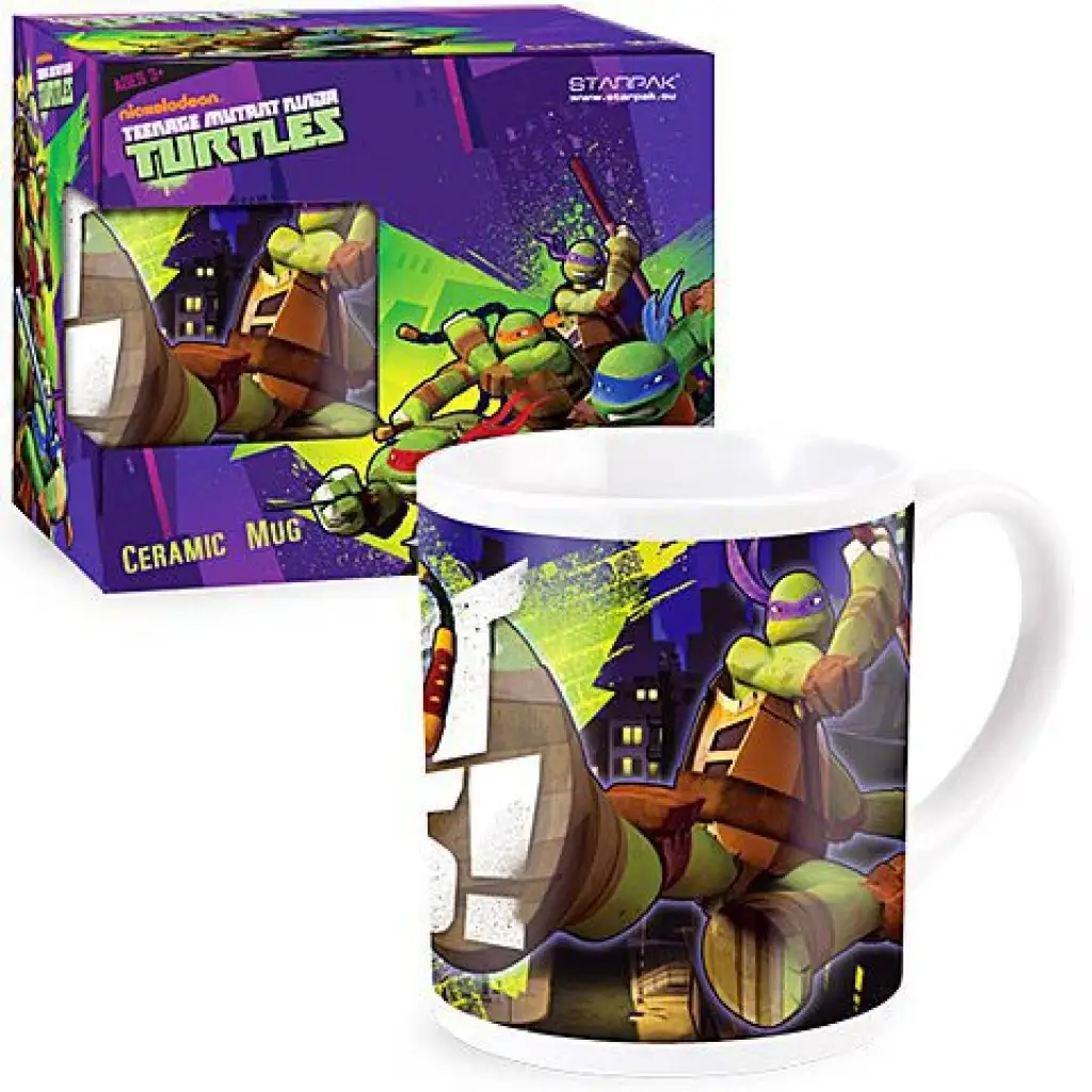Porcelánový hrnček Ninja Korytnačky