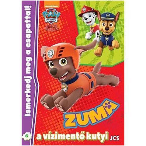 Tlapková patrola: Zoznam sa s tímom! 6. - Zuma, vodný záchranár, pracovný zošit