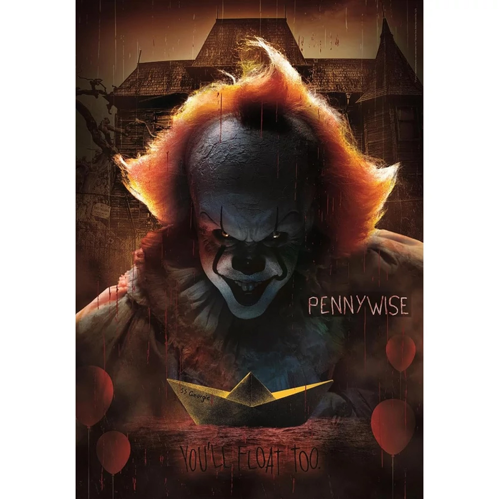 To – Pennywise 1000-dielne puzzle – Clementoni kép 2