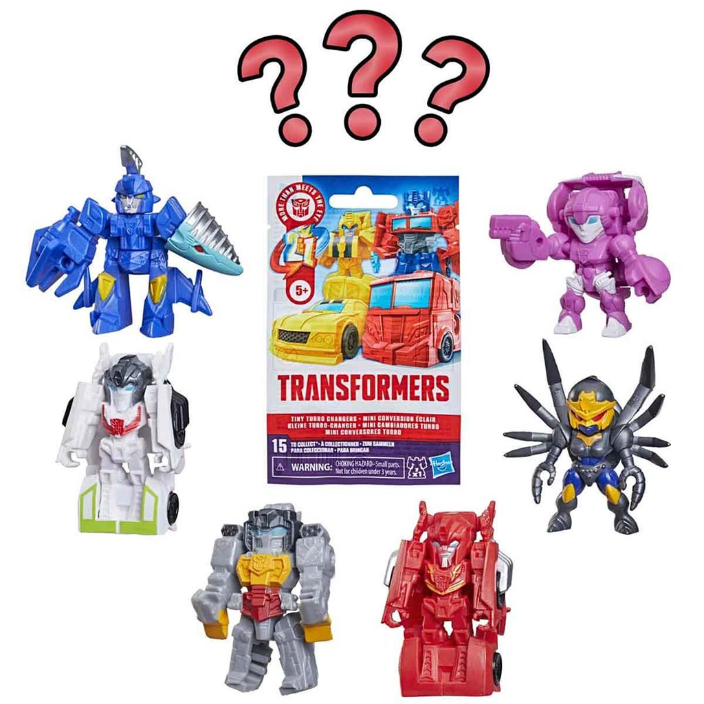 Transformers: Tiny Turbo Changers Rýchlo sa transformujúce figúrky prekvapenia - Hasbro