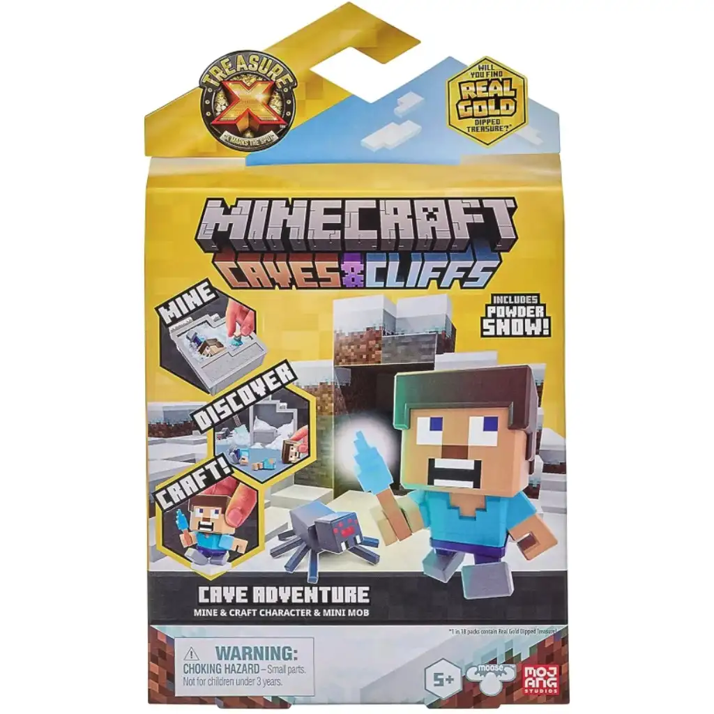 Treasure X Minecraft figúrky Jaskynná dobrodružná prekvapivá sada