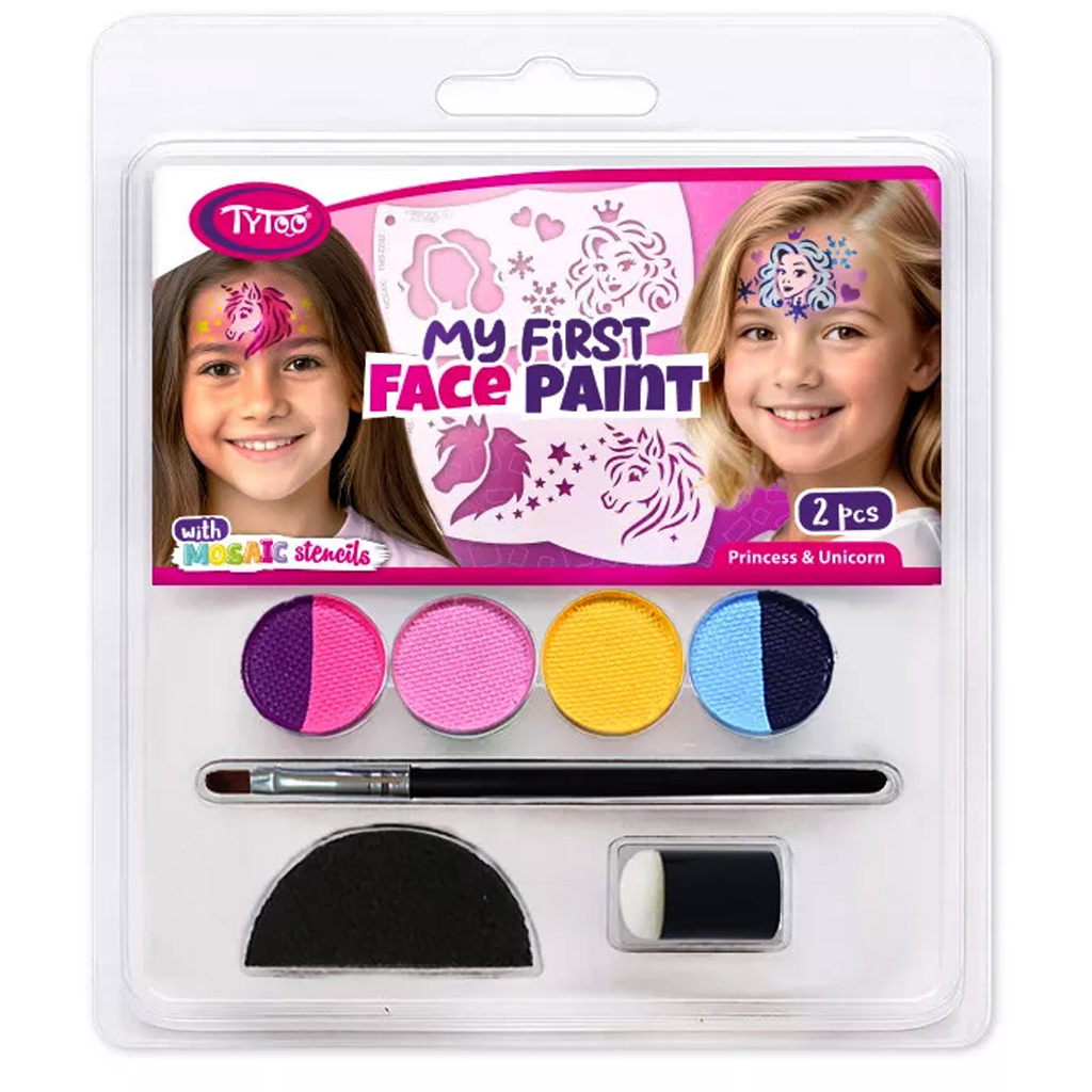 TyToo: Moja prvá sada na maľovanie tváre - Princezné a jednorožce