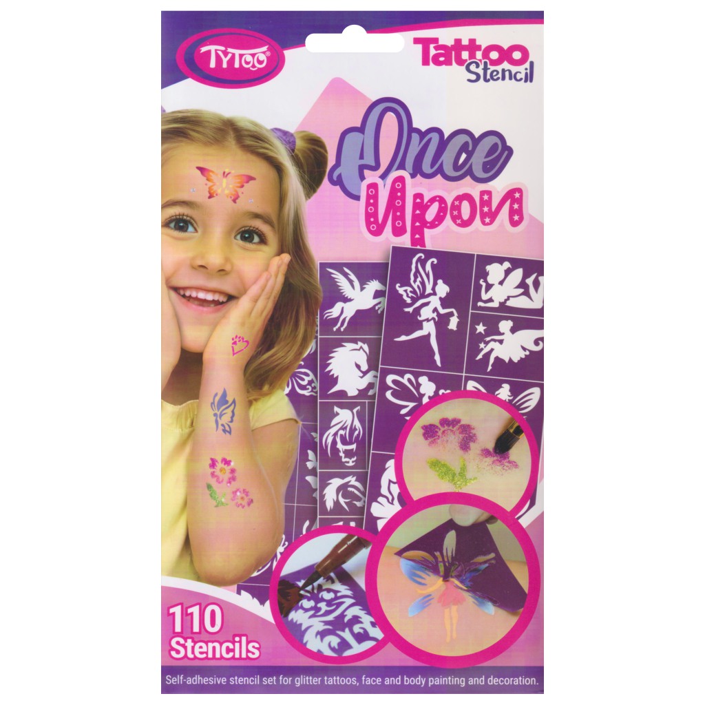 TyToo: Once Upon sada šablón na tetovanie s trblietkami
