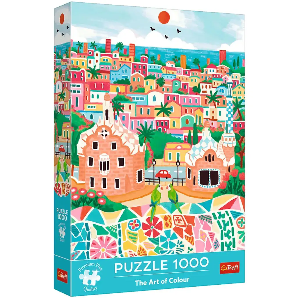 Umenie farieb, Barcelona 1000-dielna prémiová puzzle - Trefl