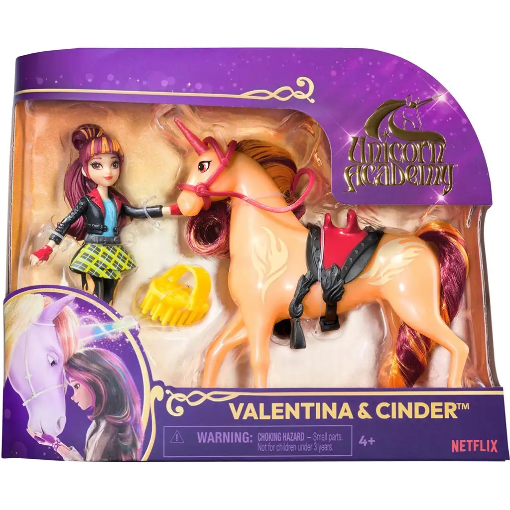Unicorn Academy: S bábikou jednorožca - Valentina a Cinder - Spin Master kép 1