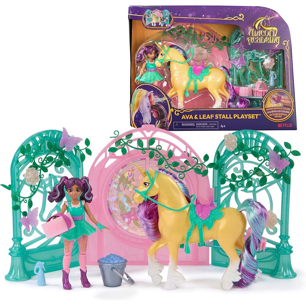 Unicornia akadémia: Ava a meniaci farbu Leaf herný set - Spin Master