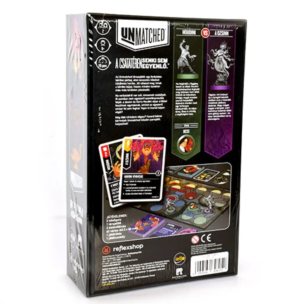 Unmatched: Houdini vs. Džin spoločenská hra kép 2