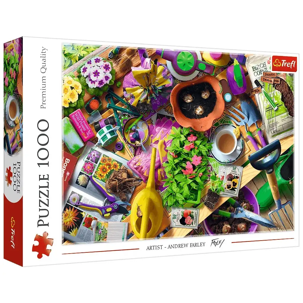 Úprava záhrady 1000-dielikové puzzle - Trefl