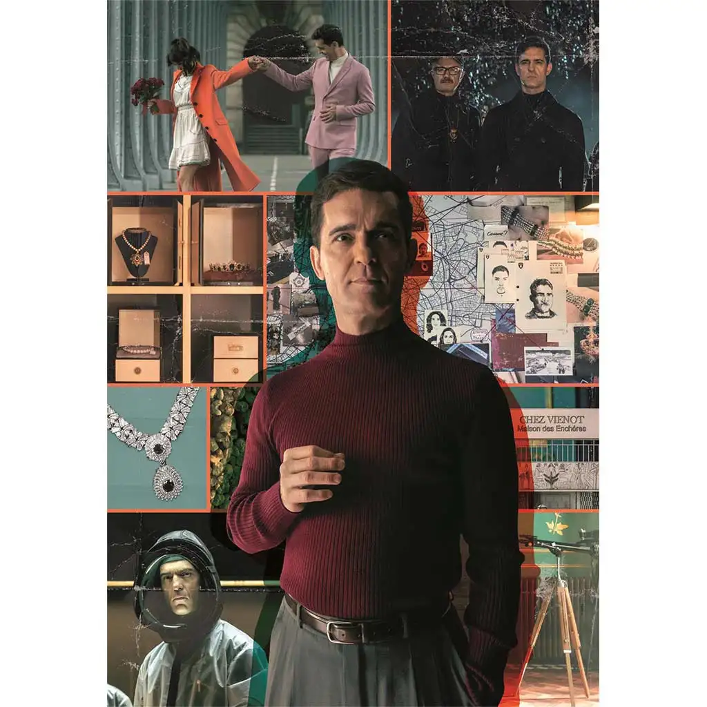 Veľká lúpež peňazí: Hlavná postava Berlín puzzle 1000 dielikov 50x70cm - Clementoni kép 2