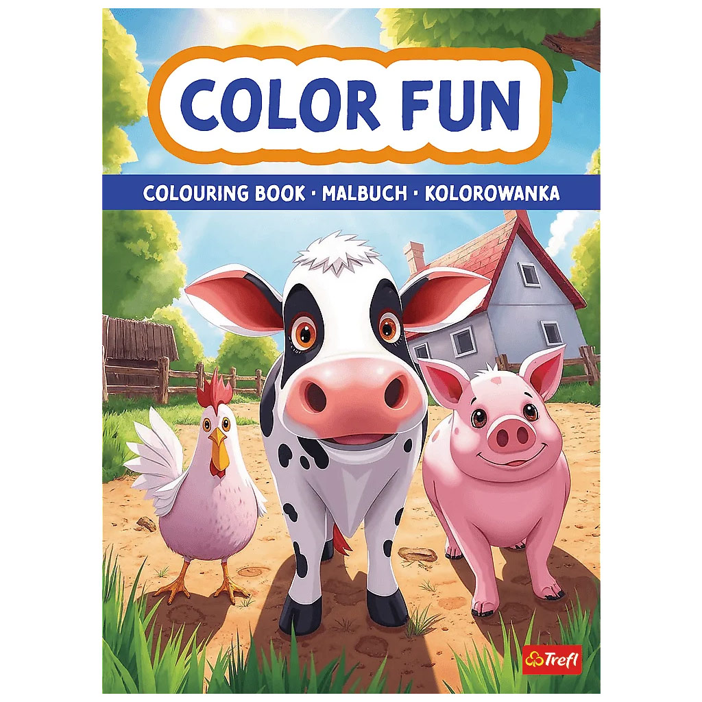Veselá farma zvieratká omaľovánka - Trefl