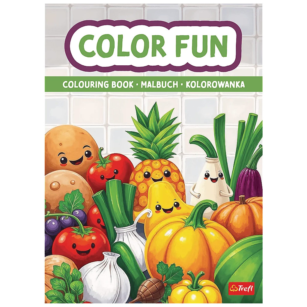 Veselá omaľovánka so zeleninou a ovocím - Trefl