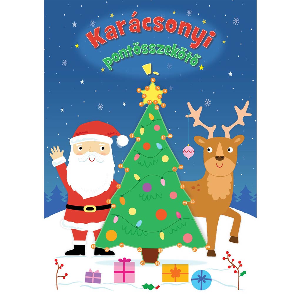 Vianočné spájanie bodiek 1. pracovný zošit