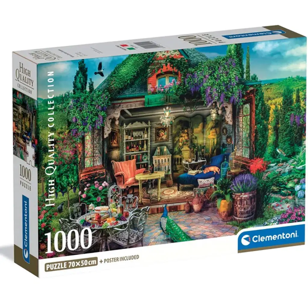 Villová terasa z vinárskej oblasti HQC 1000-dielne puzzle - Clementoni