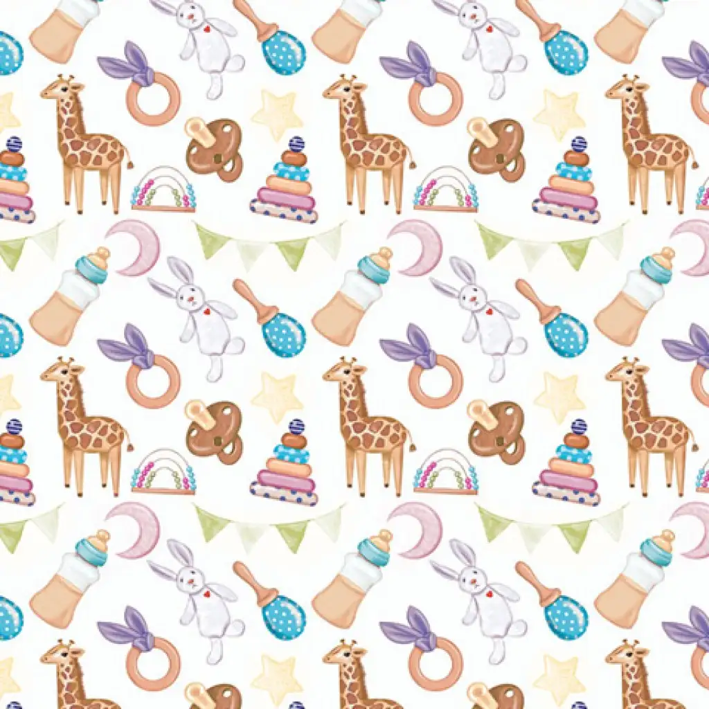 Vitajte! unisex baliaci papier na detské darčeky 100x70 cm