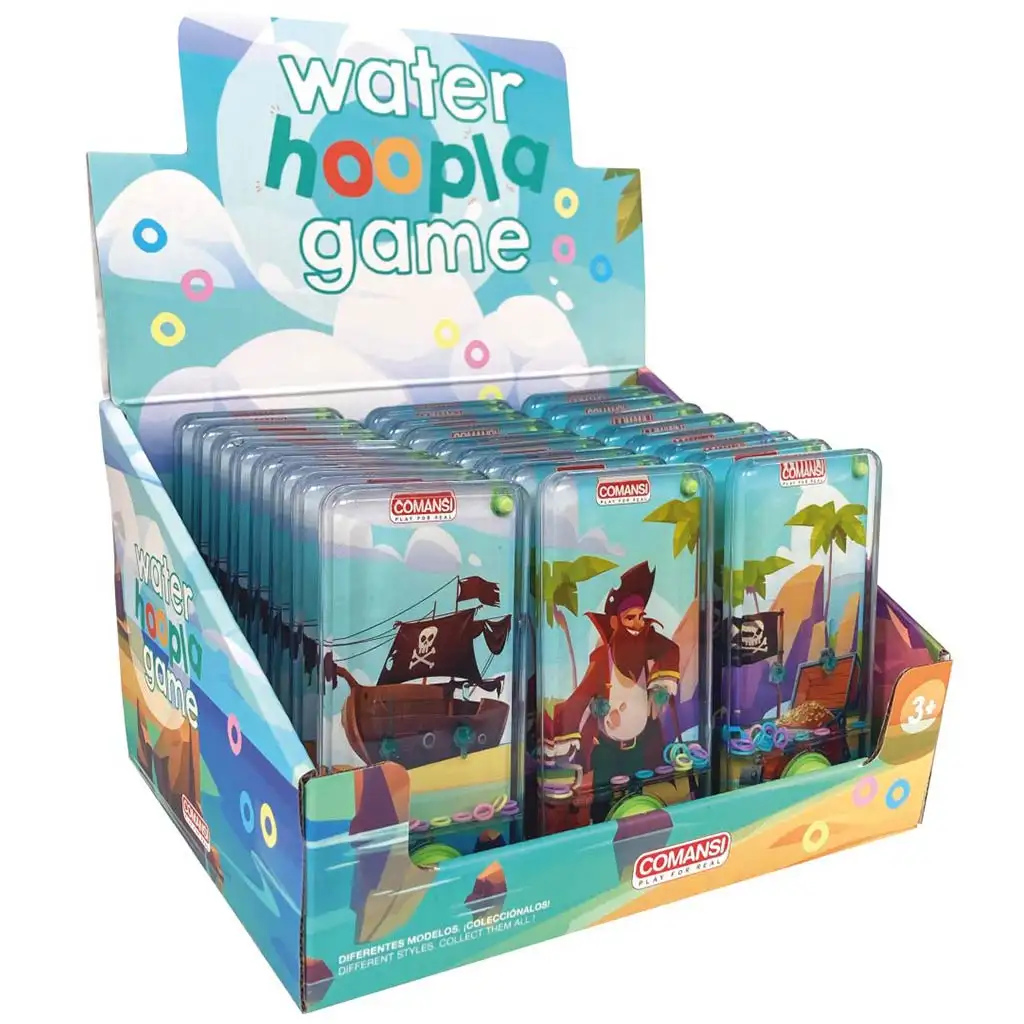 Vodná zručnostná hra s pirátskym vzorom v rôznych variantoch