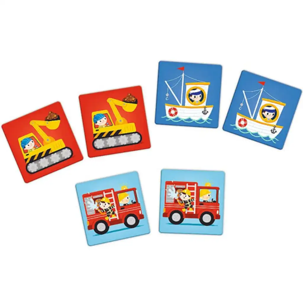 Vozidlá Maxi pamäťová hra 24 ks - Trefl kép 2