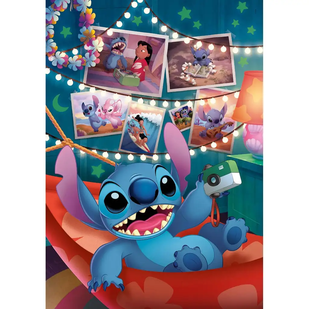 Vysokokvalitná kolekcia Disney Stitch 1000-dielne puzzle - Clementoni kép 2